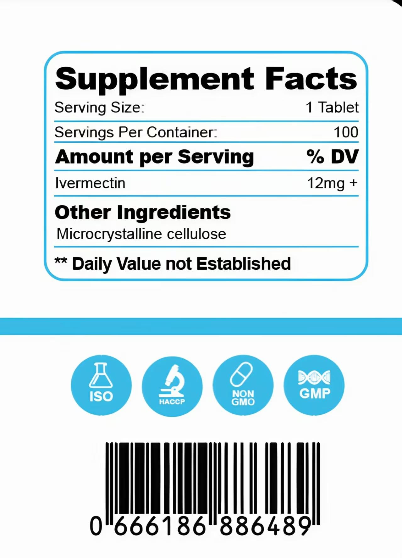 IVERMK 12 mg 100 Tablets - SENERE